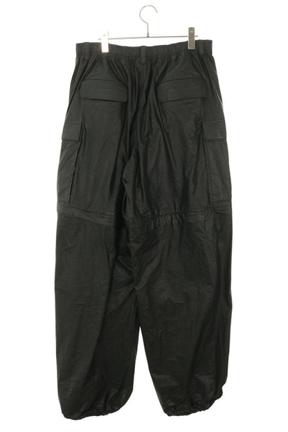 DINGYUN ZHANG 2-Way Coated Cargo Pants Black Size XL