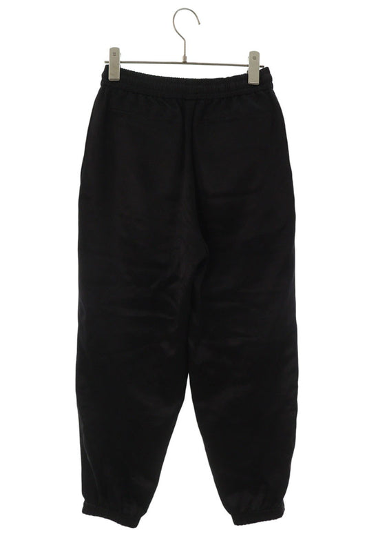 SAINT LAURENT PARIS Wool Silk Jogger Pants Black Size 44