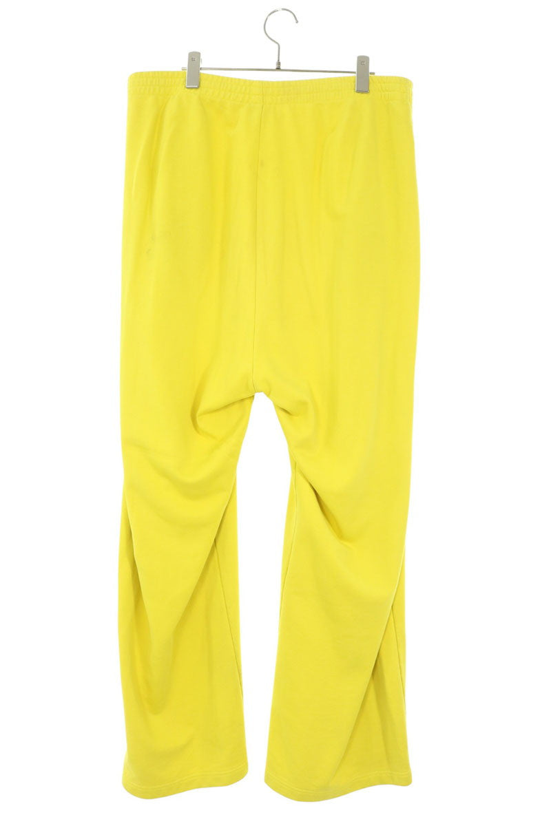 BALENCIAGA 767853 Baggy Sweatpants Yellow Size L