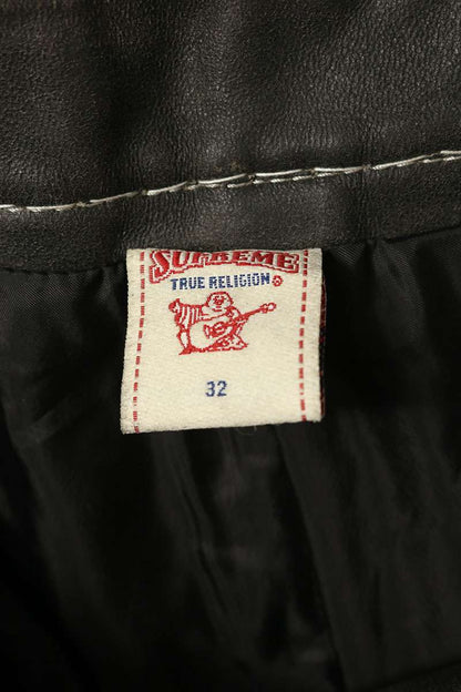 SUPREME 25AW True Religion Loose Fit Pants Black Size 32