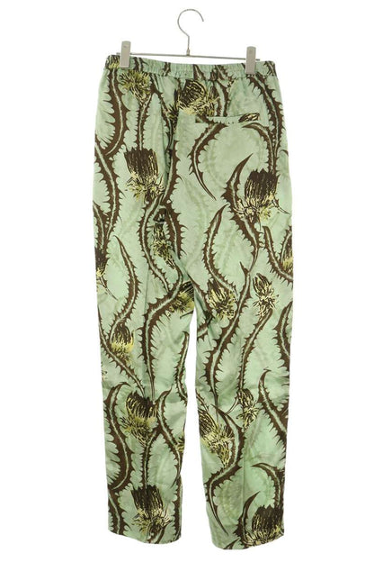 DRIES VAN NOTEN 25SS Botanical Print Pants Green Size 46