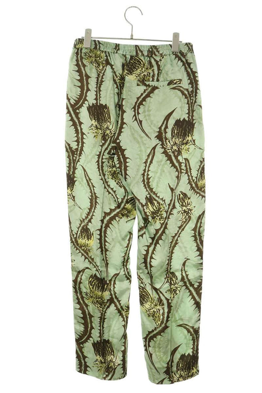 DRIES VAN NOTEN 25SS Botanical Print Pants Green Size 46