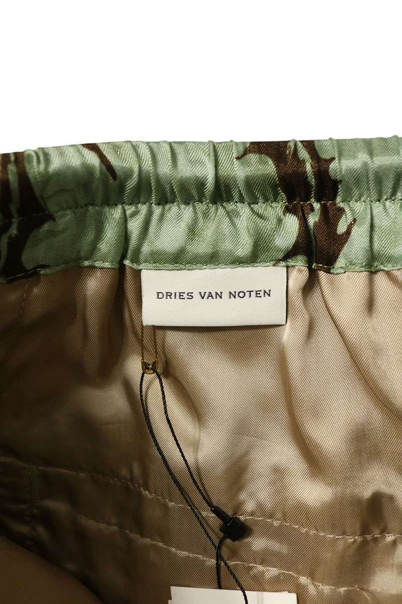 DRIES VAN NOTEN 25SS Botanical Print Pants Green Size 46