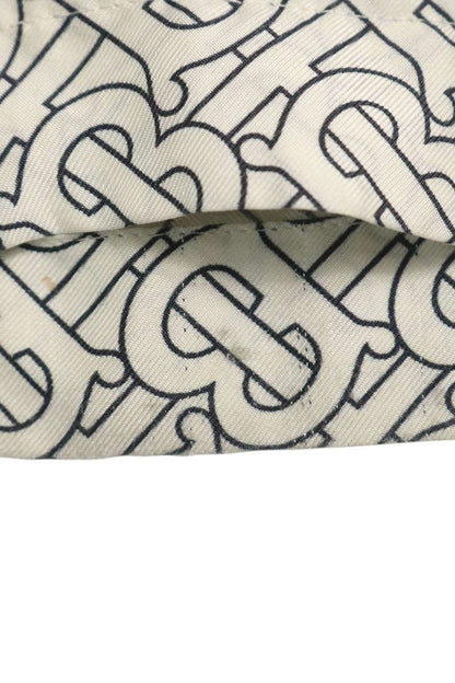 Burberry Silk All-Over Print Pants White Size 38