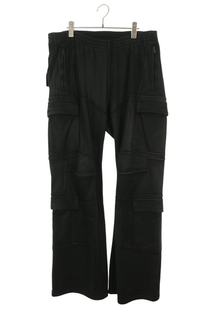 BALENCIAGA 26SS Coated Sweat Cargo Pants Black Size S