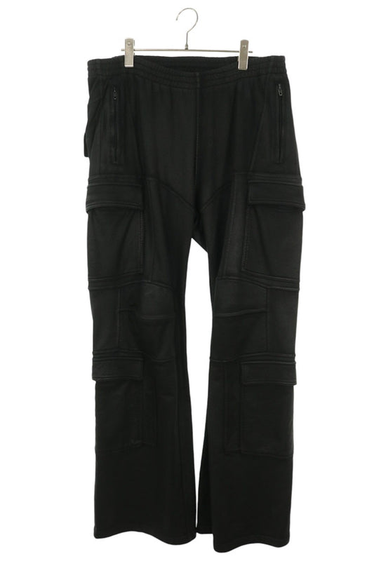 BALENCIAGA 26SS Coated Sweat Cargo Pants Black Size S