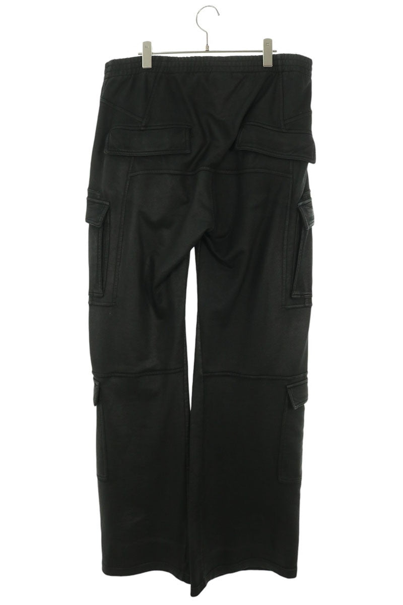 BALENCIAGA 26SS Coated Sweat Cargo Pants Black Size S