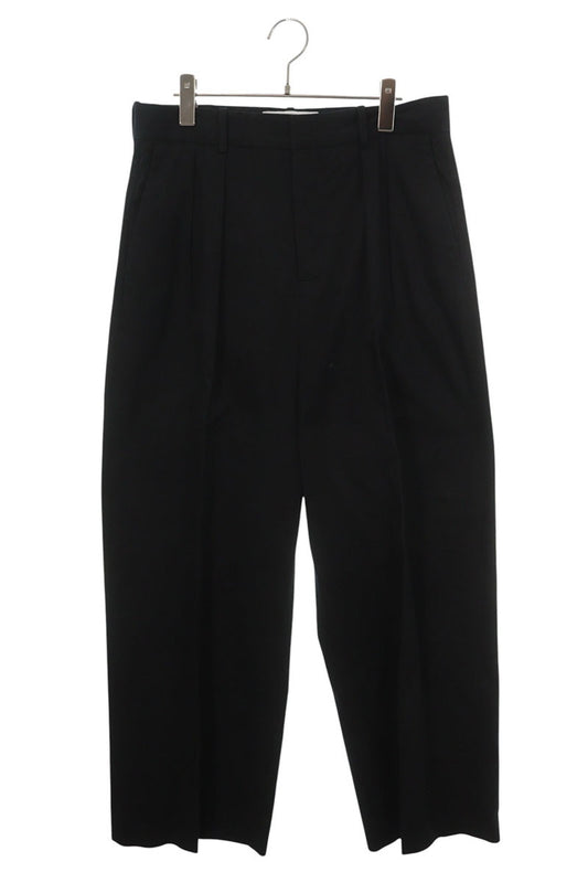 LOEWE Pleated Wide Pants Black Size 48