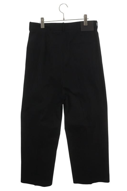 LOEWE Pleated Wide Pants Black Size 48