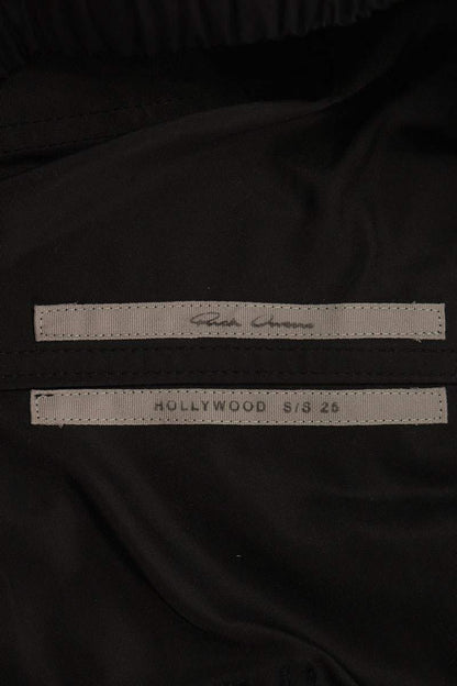 Rick Owens Bauhaus Polyester Pants Black Size 54