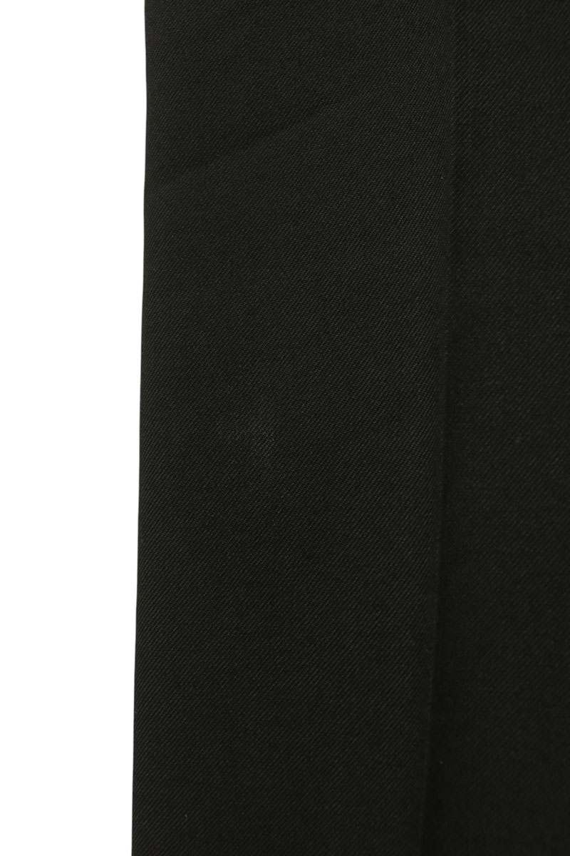 SAINT LAURENT PARIS Wool Center Press Slacks Black Size 44
