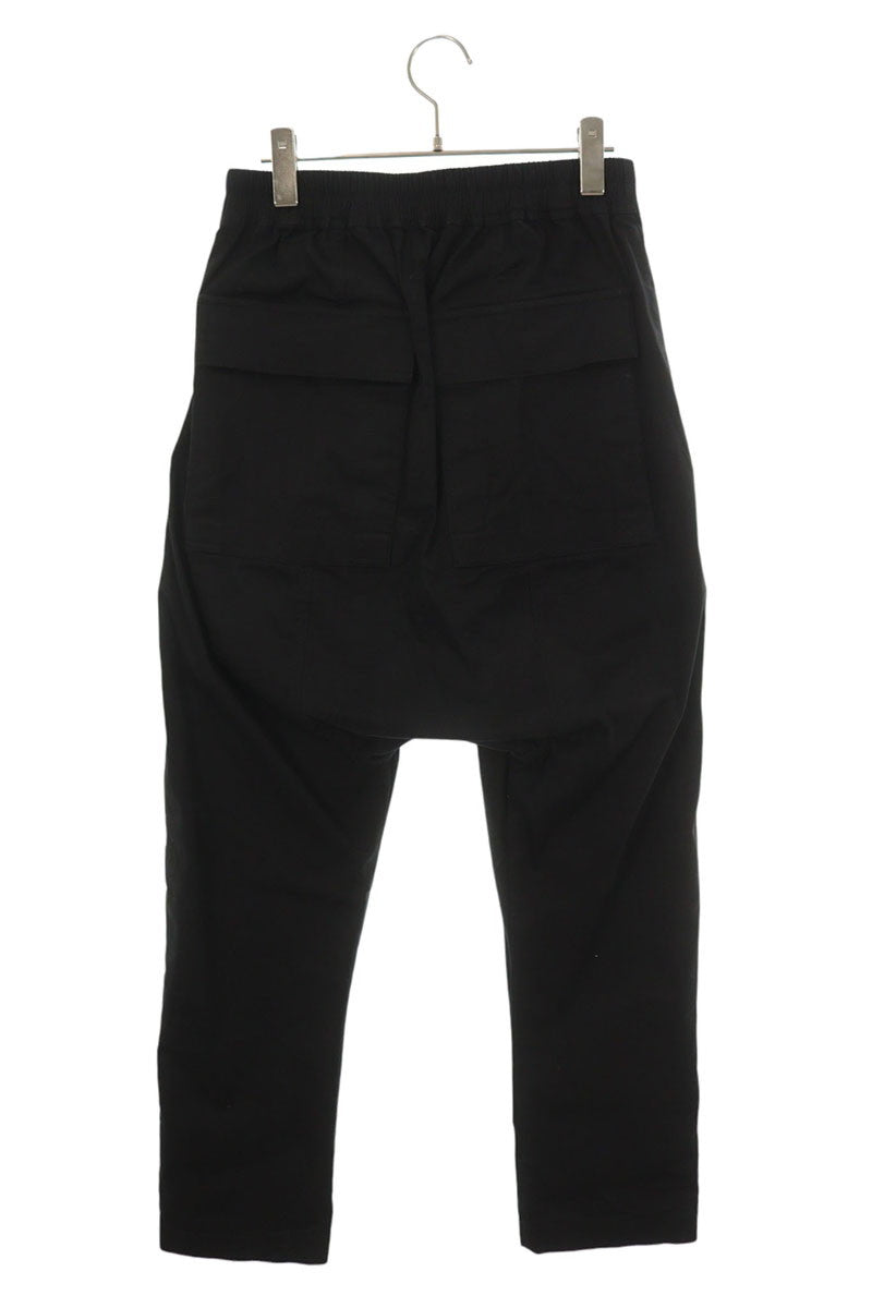 Rick Owens Cotton Easy Pants Black Size 46