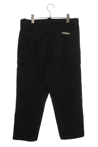 Chrome Hearts Black Cotton Carpenter Knee Pants Size 34