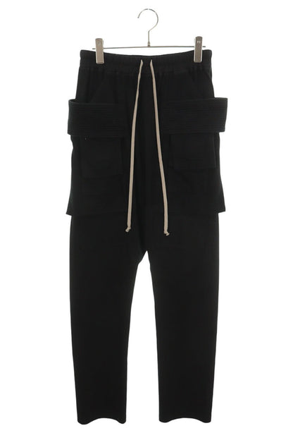 DRKSHDW 26SS Drawstring Cargo Pants Black Size XS