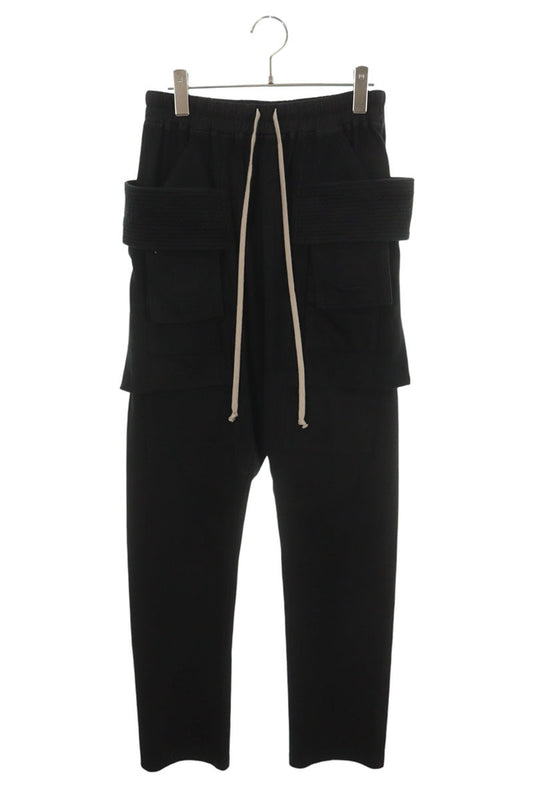 DRKSHDW 26SS Drawstring Cargo Pants Black Size XS