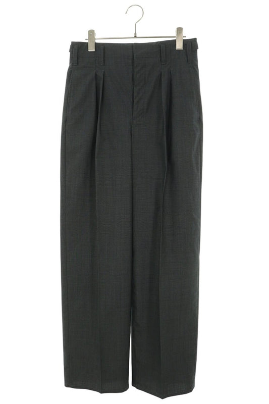 LEMAIRE 22SS Pleated Wool Slacks Gray Size 46