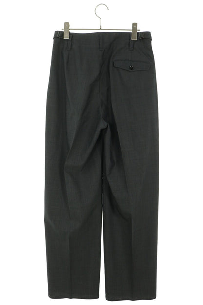 LEMAIRE 22SS Pleated Wool Slacks Gray Size 46