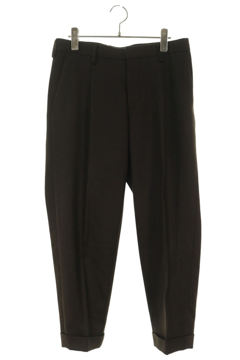 kolor 25AW Wool Flannel Trousers Dark Brown Size 1