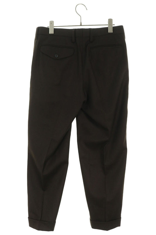kolor 25AW Wool Flannel Trousers Dark Brown Size 1