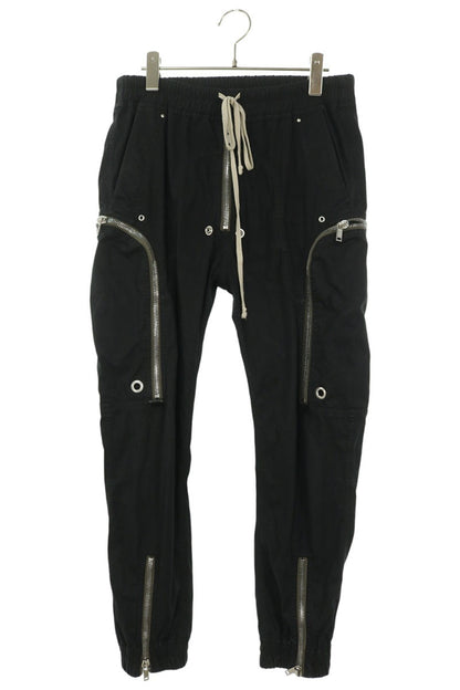 Rick Owens Bauhaus Cargo Cotton Pants Black Size 48