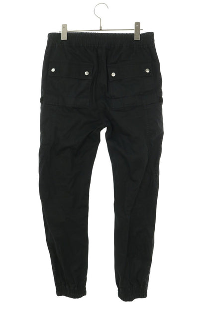 Rick Owens Bauhaus Cargo Cotton Pants Black Size 48