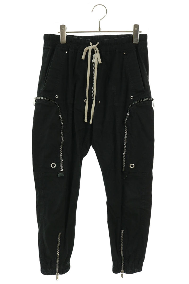 Rick Owens 25SS Bauhaus Cotton Pants Black Size 50