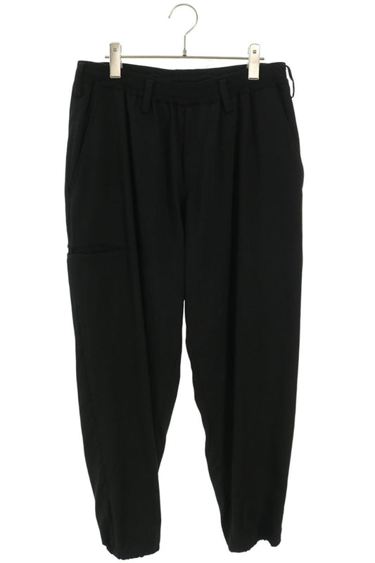 YOHJI YAMAMOTO POUR HOMME Wool Drawstring Pants Black Size 2