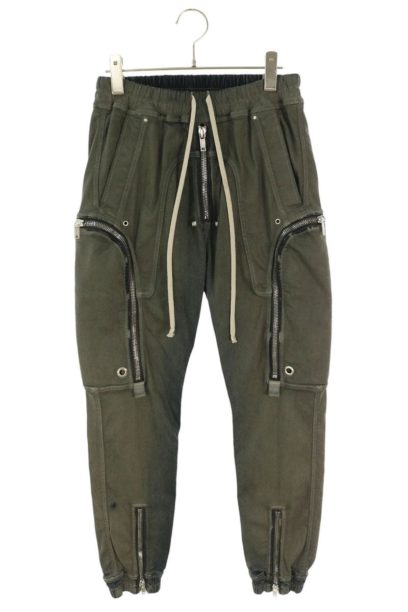 Rick Owens 25AW Stonewash Denim Bauhaus Pants Gray Size 48