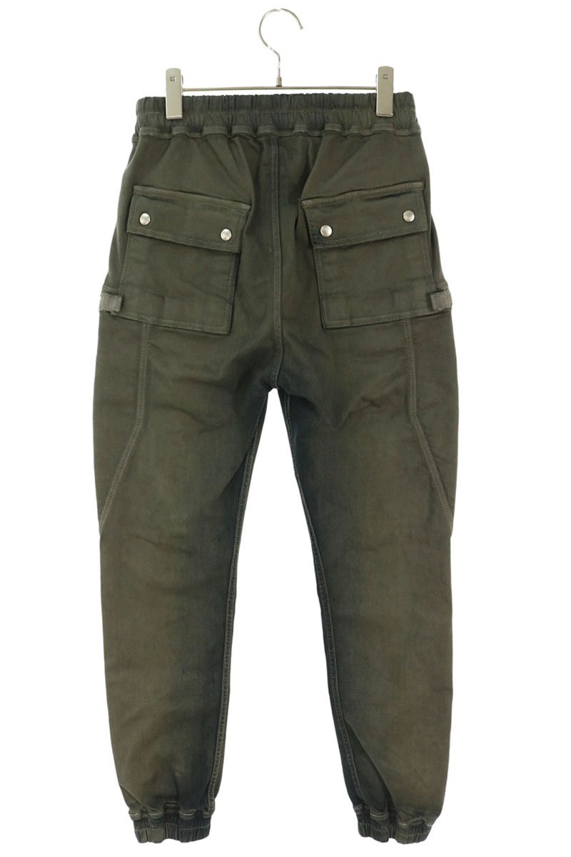 Rick Owens 25AW Stonewash Denim Bauhaus Pants Gray Size 48