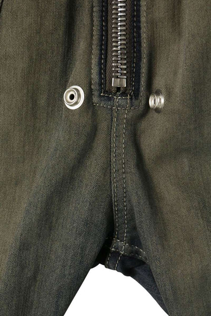 Rick Owens 25AW Stonewash Denim Bauhaus Pants Gray Size 48