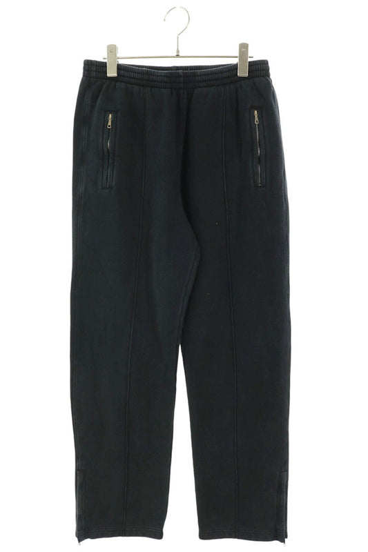 OUR LEGACY Side Zip Cotton Sweatpants Black Size 44