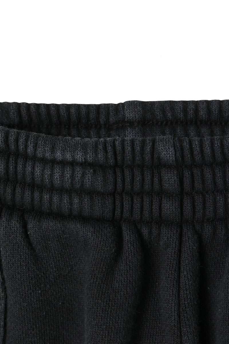 OUR LEGACY Side Zip Cotton Sweatpants Black Size 44