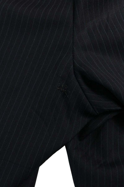 PRADA Pinstripe Tapered Slacks Dark Navy Size 48