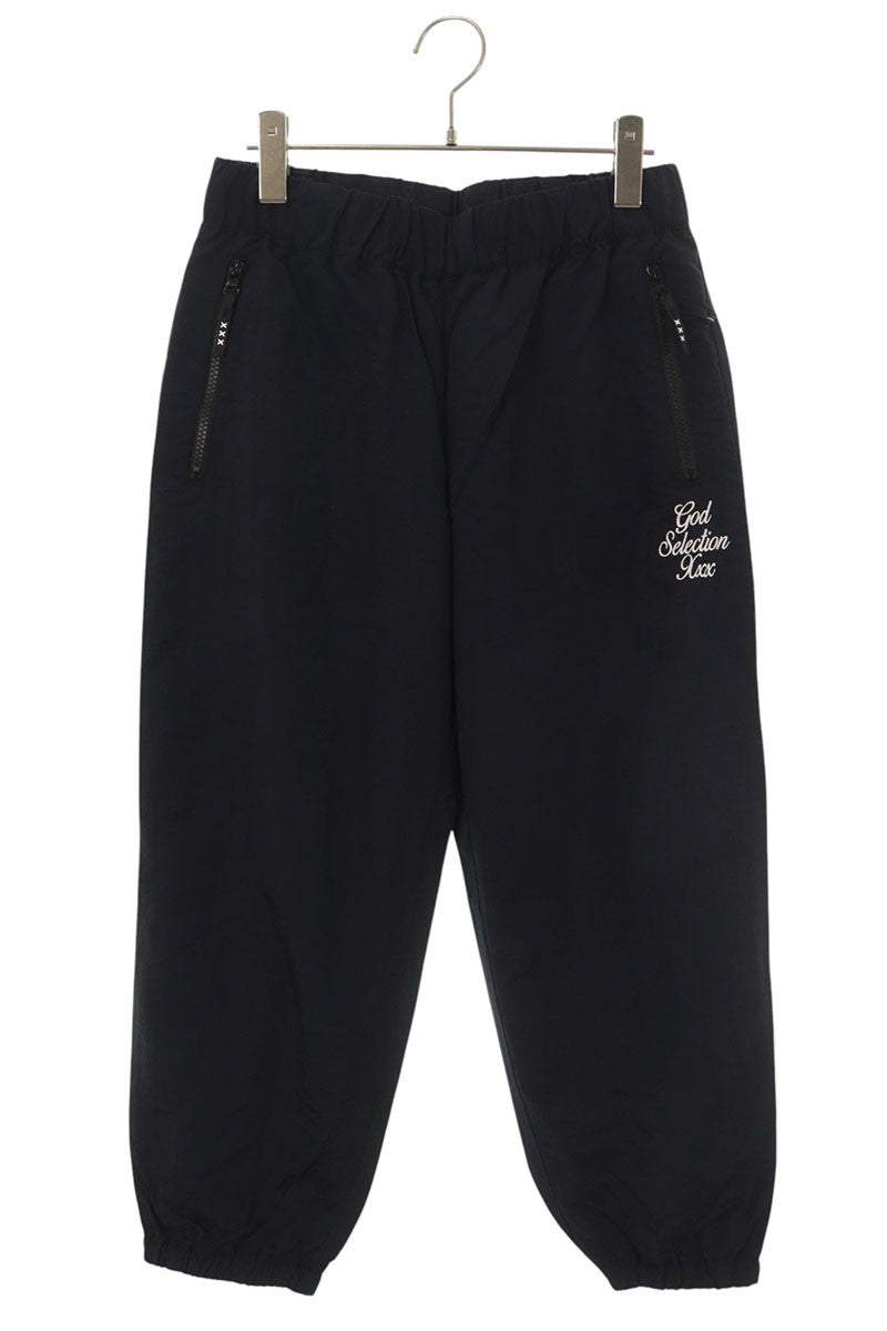 GOD SELECTION XXX Logo Nylon Pants Black Size S