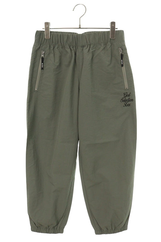 GOD SELECTION XXX Logo Embroidered Nylon Pants Size S