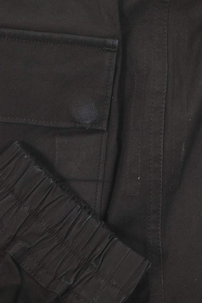 Rick Owens Larry Cargo Leather Patch Pants Size 46