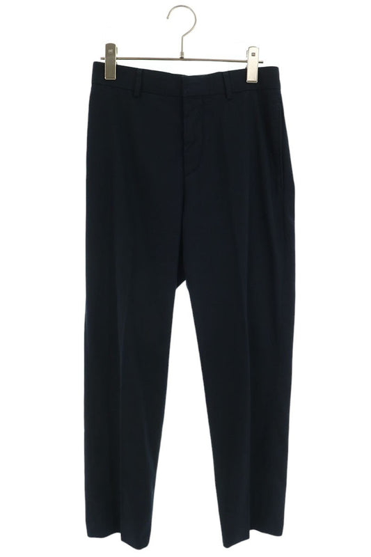 HERMES Cotton Slacks Navy Blue Size 38