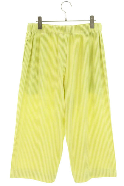 HOMME PLISSE ISSEY MIYAKE Pleated Pants Yellow Size 2