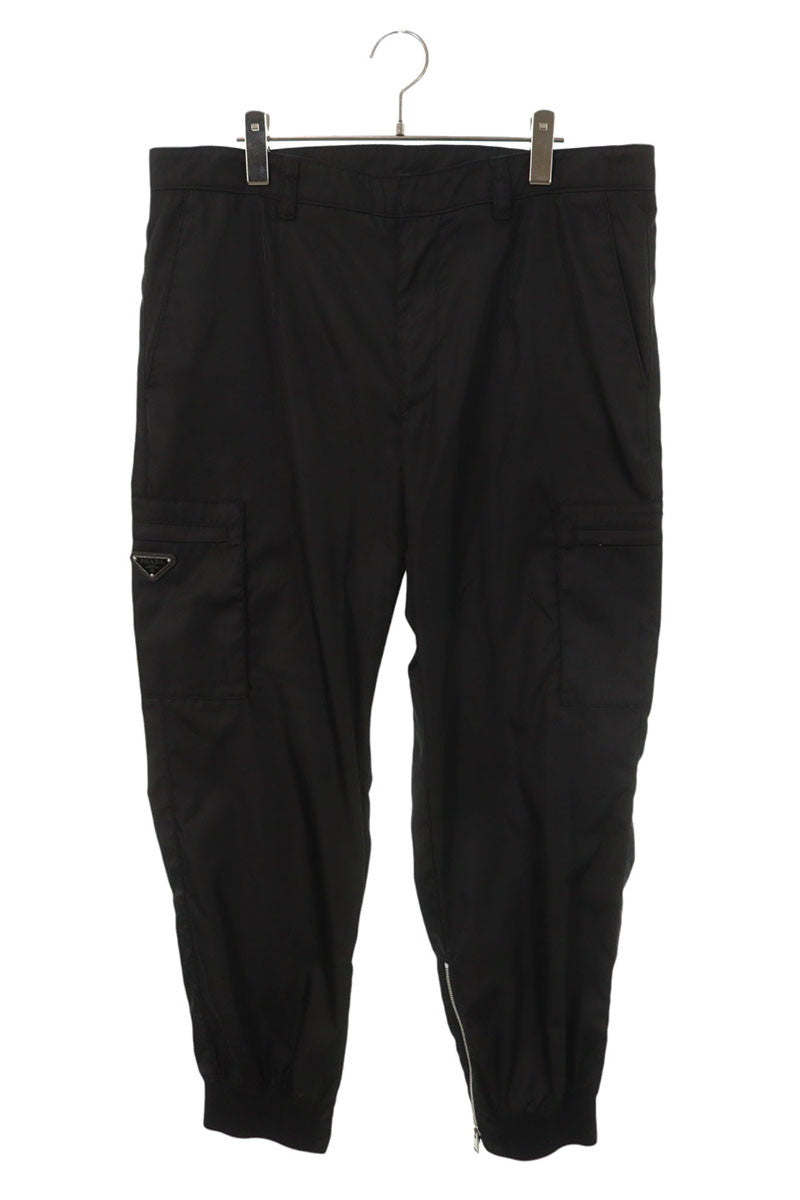 PRADA Triangle Logo Recycled Nylon Pants Size 52
