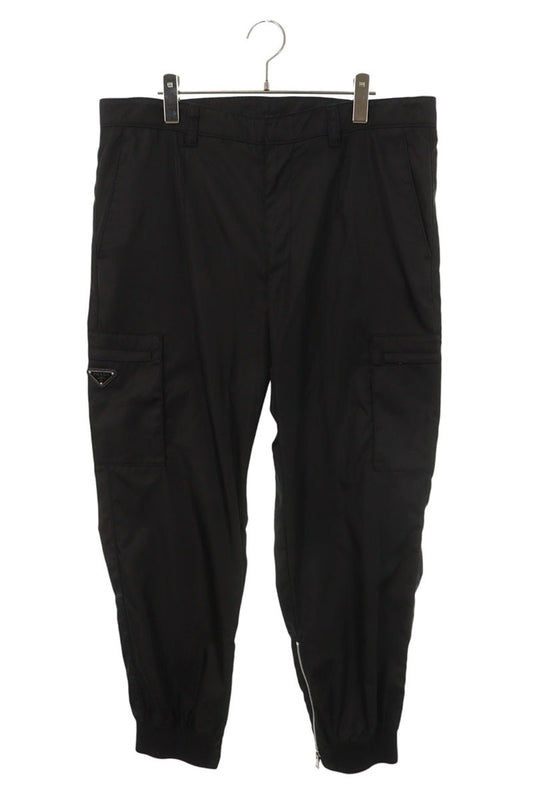 PRADA Triangle Logo Recycled Nylon Pants Size 52