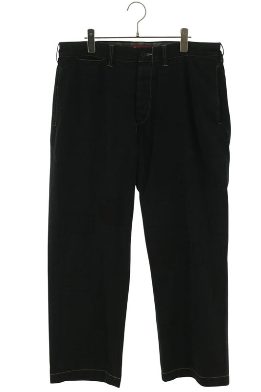 SUPREME 24AW Overdyed Labels Chino Pants Black Size 34