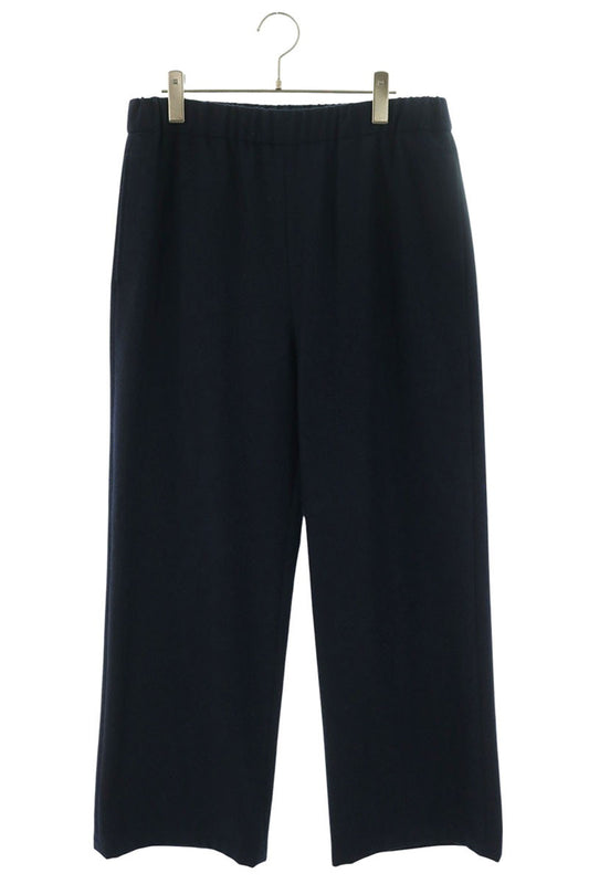 GUCCI Logo Patch Wool Pants Navy Size 48