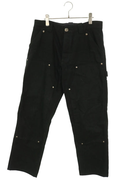 Chrome Hearts Carpenter Double Pants Black/Silver Size 32