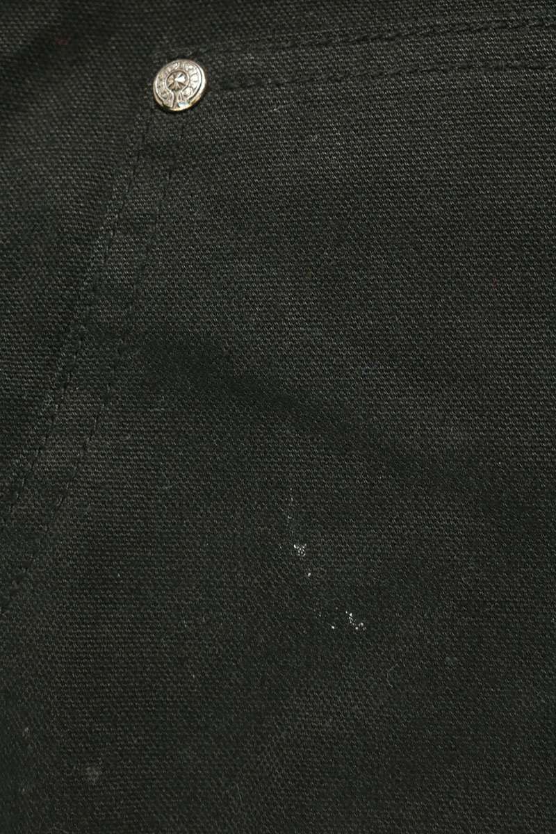Chrome Hearts Carpenter Double Pants Black/Silver Size 32