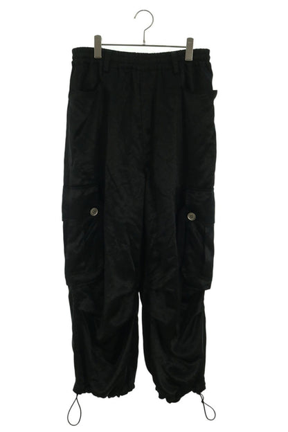 A.F ARTEFACT Acetate Cargo Wide Pants Black Size 2