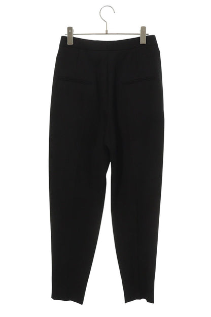 SAINT LAURENT PARIS Wool Tuck Slacks Black Size F36