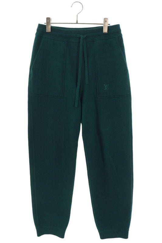 LOUISVUITTON Reversible Damier Cotton Pants Green Size M