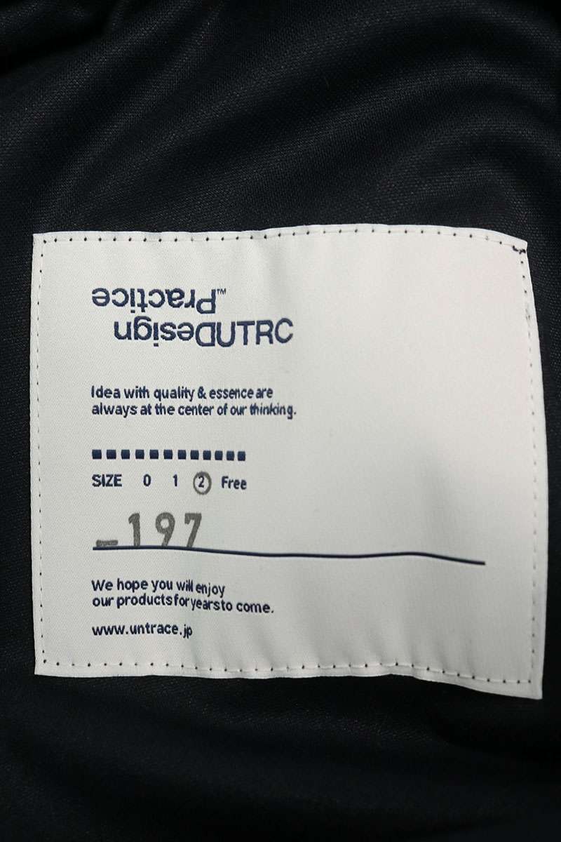 UNTRACE _197 Tearaway Warm-up Pants Navy Size 2