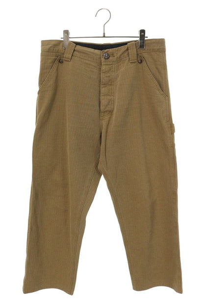 Chrome Hearts CARPENTER Cross Ball Herringbone Pants Size 32