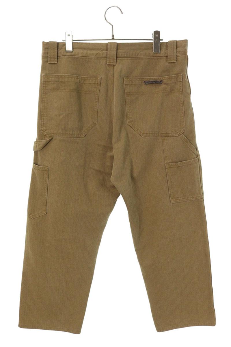 Chrome Hearts CARPENTER Cross Ball Herringbone Pants Size 32